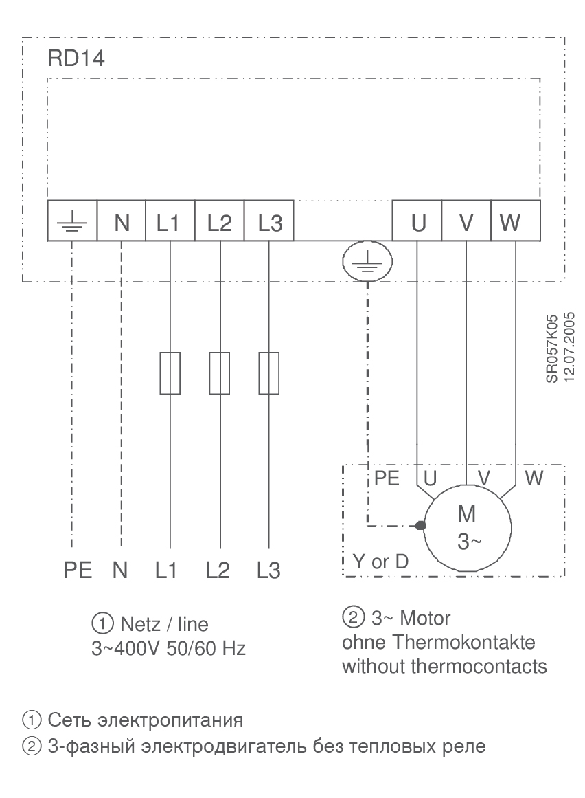 Схема подключения трансформаторного трехфазного регулятора с пятиступенчатым переключателем